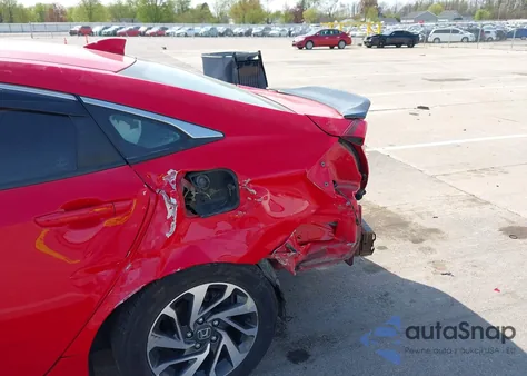 2017 Honda Civic Ex from USA, damaged, VIN 2HGFC2F75HH500911
